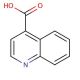 4-Quinolinecarboxylic acid (CAS 486-74-8) - chemical structure image
