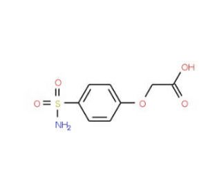 (4-Sulfamoyl-phenoxy)-acetic acid - chemical structure image