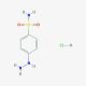 (4-Sulfamoylphenyl)hydrazine Hydrochloride (CAS 17852-52-7) - chemical structure image