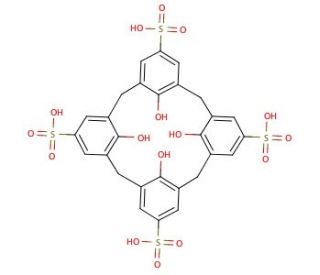 4-Sulfocalix[4]arene (CAS 112269-92-8) - chemical structure image