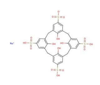 4-Sulfocalix[4]arene sodium salt (CAS 151657-13-5) - chemical structure image