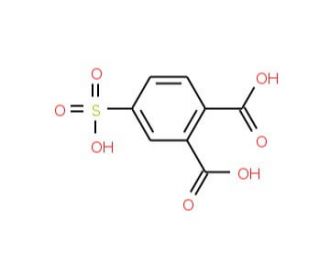 4-Sulfophthalic acid, 50% aq. soln. (CAS 89-08-7) - chemical structure image