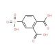 4-Sulfophthalic acid, 50% aq. soln. (CAS 89-08-7) - chemical structure image