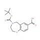 4-(tert-Butoxycarbonyl)-2,3,4,5-tetrahydro-1,4-benzoxazepine-7-carboxylic acid (CAS 1142210-79-4) - chemical structure image