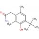 4-tert-Butyl-2,6-dimethyl-3-hydroxyphenylacetamide - chemical structure image