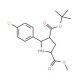 4-(tert-Butyl) 2-methyl (2R,4R,5S)-5-(4-chloro-phenyl)tetrahydro-1H-pyrrole-2,4-dicarboxylate - chemical structure image