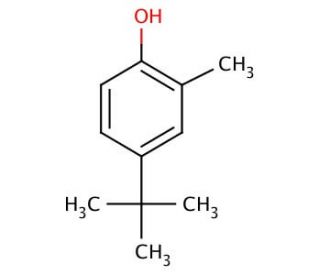 4-tert-Butyl-2-methylphenol (CAS 98-27-1) - chemical structure image