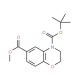 4-(tert-Butyl) 6-methyl 2,3-dihydro-4H-1,4-benzoxazine-4,6-dicarboxylate - chemical structure image