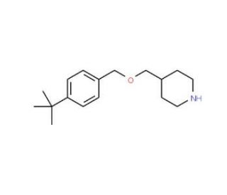 4-(tert-Butyl)benzyl 4-piperidinylmethyl ether - chemical structure image