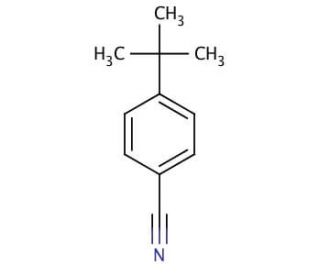 4-tert-Butylbenzonitrile (CAS 4210-32-6) - chemical structure image