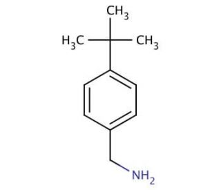 4-tert-Butylbenzylamine (CAS 39895-55-1) - chemical structure image