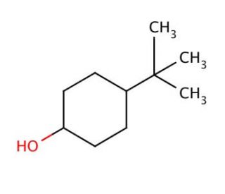 4-tert-Butylcyclohexanol, mixture of cis and trans (CAS 98-52-2) - chemical structure image