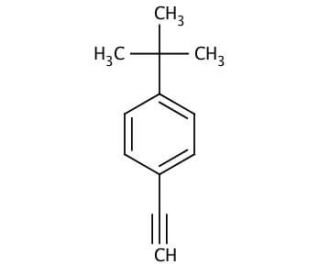 4-tert-Butylphenylacetylene (CAS 772-38-3) - chemical structure image