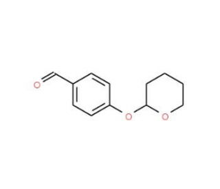 4-(Tetrahydro-pyran-2-yloxy)-benzaldehyde (CAS 74189-56-3) - chemical structure image