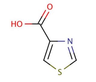 4-Thiazolecarboxylic acid (CAS 3973-08-8) - chemical structure image