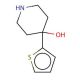 4-Thien-2-ylpiperidin-4-ol - chemical structure image
