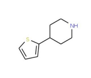 4-Thien-2-ylpiperidine (CAS 198334-38-2) - chemical structure image