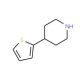 4-Thien-2-ylpiperidine (CAS 198334-38-2) - chemical structure image