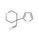 4-Thien-2-yltetrahydro-2H-pyran-4-carboxaldehyde (CAS 906352-93-0) - chemical structure image