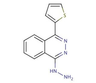 (4-Thiophen-2-yl-phthalazin-1-yl)-hydrazine - chemical structure image
