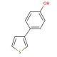4-(Thiophen-3-yl)phenol (CAS 29886-67-7) - chemical structure image