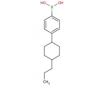 4-(trans-4-Propylcyclohexyl)phenylboronic acid - chemical structure image