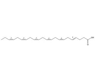 4-trans,7-cis,10-cis,13-cis,16-cis,19-cis-Docosahexaenoic acid (CAS 955920-48-6) - chemical structure image