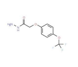 4-(Trifluoromethoxy)phenoxyacetic hydrazide (CAS 175204-36-1) - chemical structure image