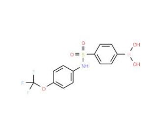 4-(Trifluoromethoxy)phenyl 4-boronobenzenesulphonamide (CAS 957062-98-5) - chemical structure image