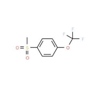 4-(Trifluoromethoxy)phenyl methyl sulphone (CAS 87750-51-4) - chemical structure image