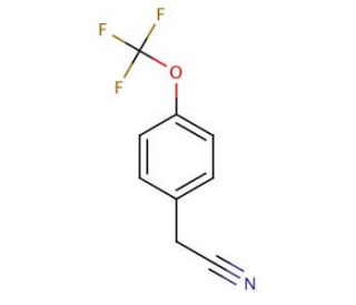 4-(Trifluoromethoxy)phenylacetonitrile (CAS 49561-96-8) - chemical structure image