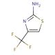 4-(trifluoromethyl)-1,3-thiazol-2-amine (CAS 349-49-5) - chemical structure image