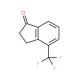 4-(Trifluoromethyl)-1-indanone (CAS 68755-42-0) - chemical structure image