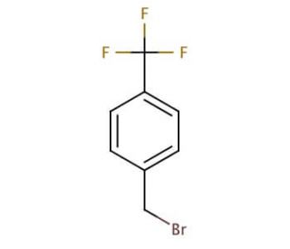 4-(Trifluoromethyl)benzyl bromide (CAS 402-49-3) - chemical structure image