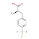 4-(Trifluoromethyl)-D-phenylalanine (CAS 114872-99-0) - chemical structure image