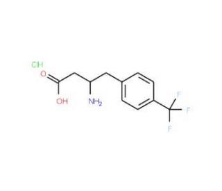 4-Trifluoromethyl-L-beta-homophenylalanine hydrochloride (CAS 270065-79-7) - chemical structure image