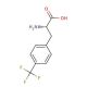Molekülstruktur von 4-(Trifluoromethyl)-L-phenylalanine, CAS-Nummer: 114926-38-4 4-(Trifluoromethyl)-L-phenylalanine (CAS 114926-38-4) - chemical structure image