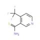 4-(Trifluoromethyl)nicotinthioamide (CAS 158063-54-8) - chemical structure image