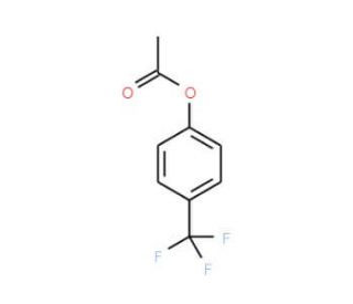 4-(Trifluoromethyl)phenyl acetate (CAS 78950-29-5) - chemical structure image