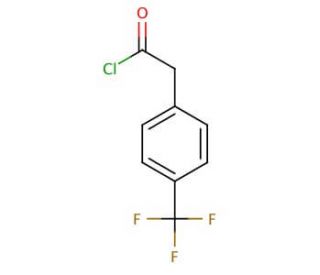 4-(Trifluoromethyl)phenylacetyl chloride (CAS 74426-51-0) - chemical structure image