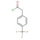4-(Trifluoromethyl)phenylacetyl chloride (CAS 74426-51-0) - chemical structure image