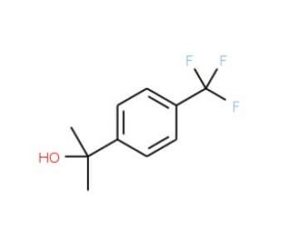 [4-(Trifluoromethyl)phenyl]dimethylcarbinol (CAS 2252-62-2) - chemical structure image