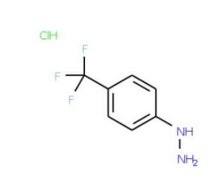 4-(Trifluoromethyl)phenylhydrazine hydrochloride (CAS 2923-56-0) - chemical structure image