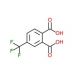 4-(Trifluoromethyl)phthalic acid (CAS 835-58-5) - chemical structure image