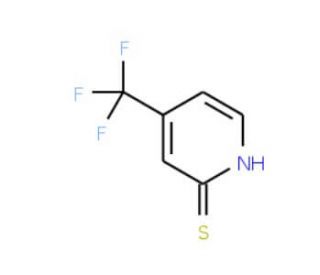 4-(Trifluoromethyl)pyridine-2-thiol (CAS 121307-79-7) - chemical structure image