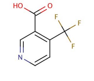 4-(Trifluoromethyl)pyridine-3-carboxylic acid (CAS 158063-66-2) - chemical structure image