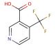 4-(Trifluoromethyl)pyridine-3-carboxylic acid (CAS 158063-66-2) - chemical structure image