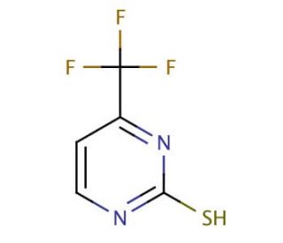 4-(Trifluoromethyl)pyrimidine-2-thiol (CAS 136547-17-6) - chemical structure image