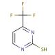 4-(Trifluoromethyl)pyrimidine-2-thiol (CAS 136547-17-6) - chemical structure image