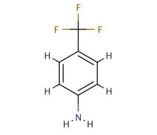 4-(Trifluoromethyl)aniline (CAS 455-14-1) - chemical structure image